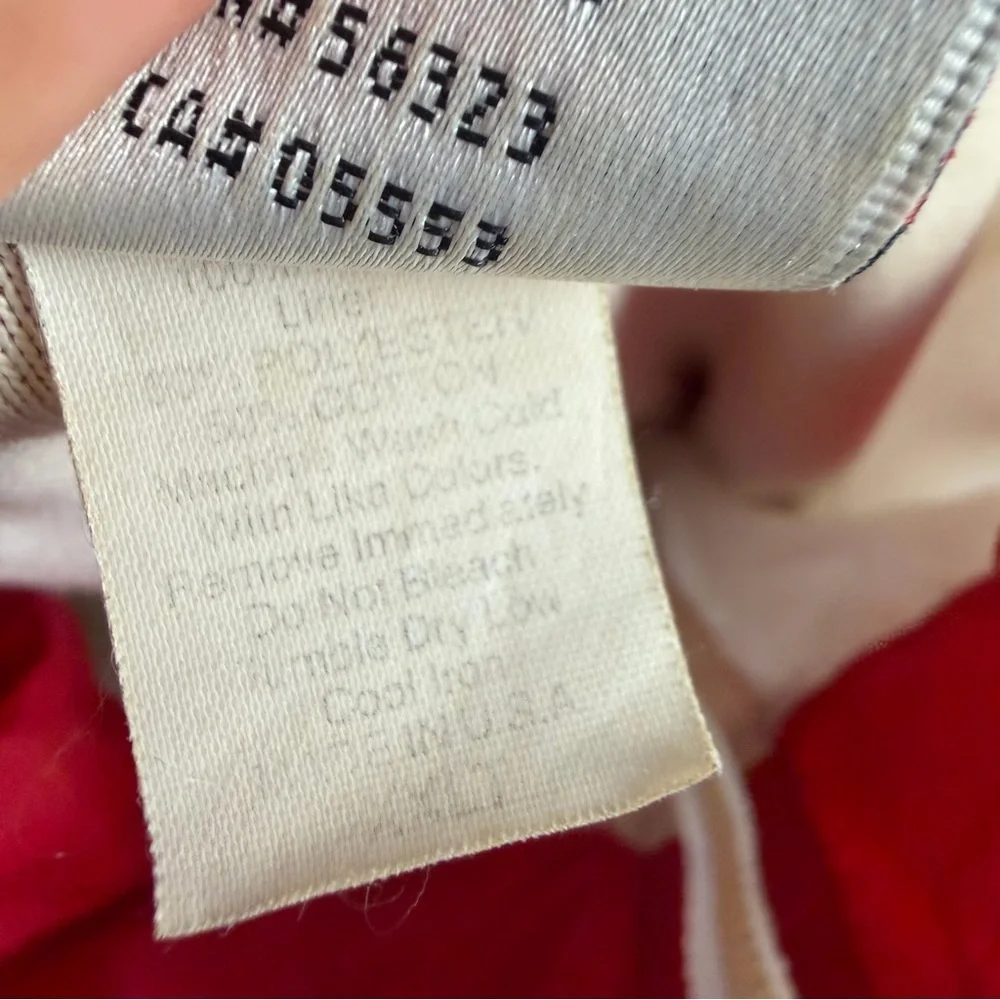Vintage Nike 90d Red and White Windbreaker Jacket